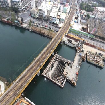交通部高雄愛河段鐵路地下化工程